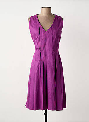 Rochie midi fără mâneci fără mâneci violet LAVIA 18 femeie