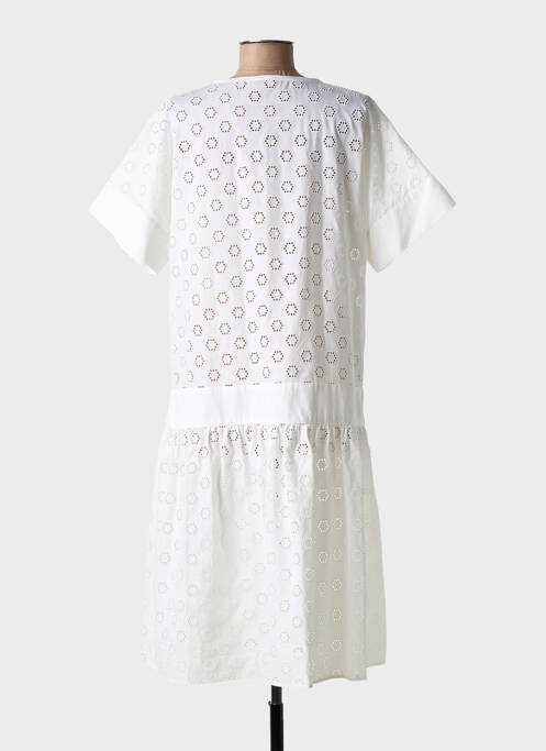 Rochie midi alb N_8 femeie