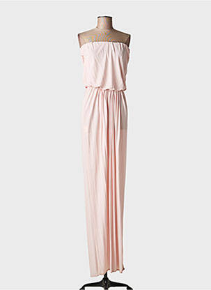 Rochie lungă fără mâneci fără mâneci roz MSGM femeie