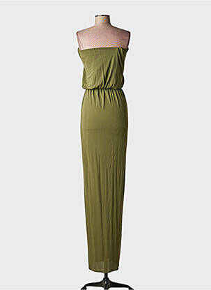 Rochie lungă fără mâneci fără mâneci verde MSGM femeie