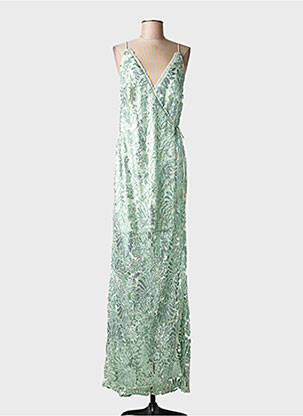 Rochie lungă verde MARIA LUCIA HOHAN femeie