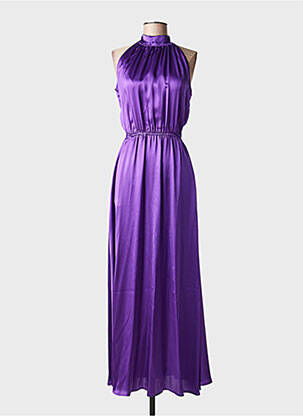 Rochie lungă fără mâneci fără mâneci violet CRIDA femeie