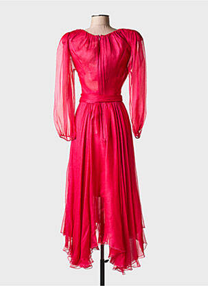Rochie lungă mâneci lungi mâneci lungi roz MARIA LUCIA HOHAN femeie