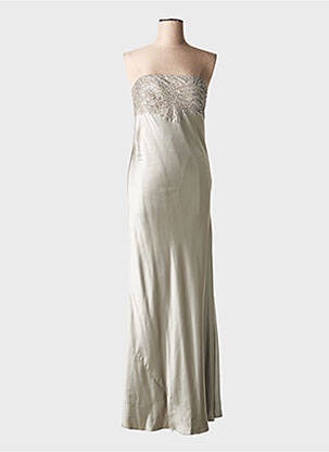 Rochie lungă gri BASIX II femeie