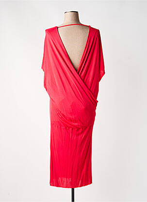 Rochie midi mâneci scurte mâneci scurte roșu MSGM femeie