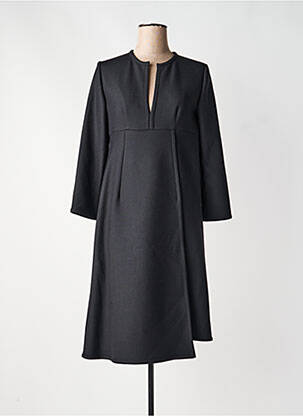 Rochie midi mâneci lungi mâneci lungi negru GIANLUCA CAPANNOLO femeie