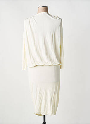 Rochie midi mâneci lungi mâneci lungi bej MSGM femeie
