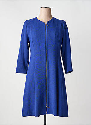 Rochie midi mâneci lungi mâneci lungi albastru ANTONELLI FIRENZE femeie