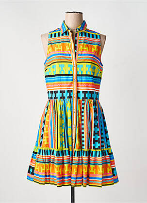 Rochie midi galben MSGM femeie