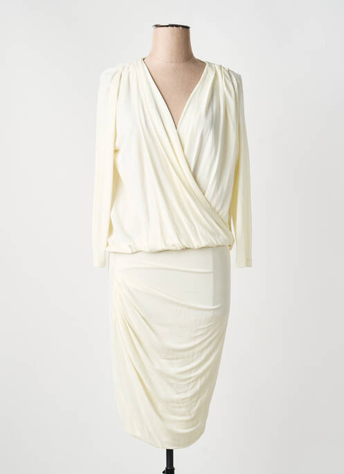 Rochie midi bej MSGM femeie