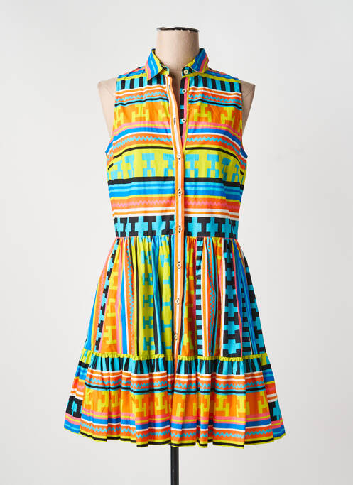 Rochie midi galben MSGM femeie