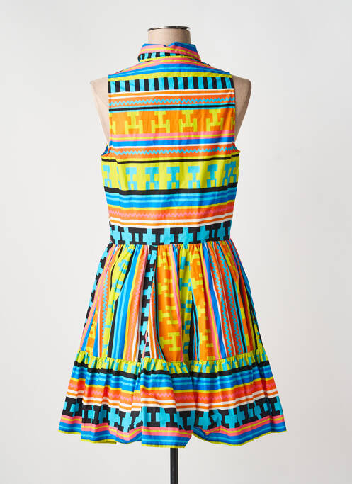 Rochie midi galben MSGM femeie