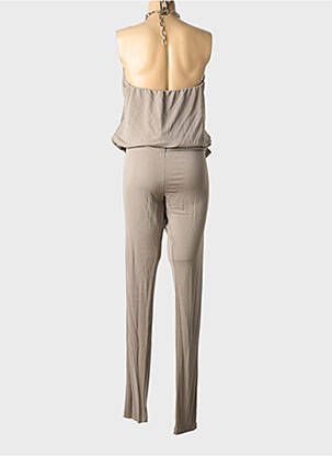Salopetă-pantalon fără mâneci fără mâneci maro MSGM femeie