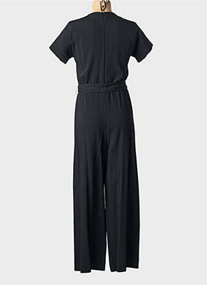 Salopetă-pantalon țesătură crep mâneci scurte negru PIAZZA SEMPIONE femeie