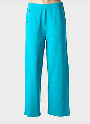 Pantalon drept elasticitate mărime normală albastru AGATHE & LOUISE femeie