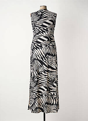 Rochie lungă fără mâneci fără mâneci negru MARBLE femeie