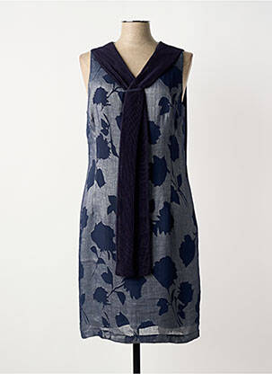 Rochie midi albastru GUY DUBOUIS femeie