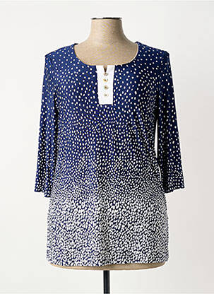 Tunică mâneci lungi albastru PLURIELLES femeie