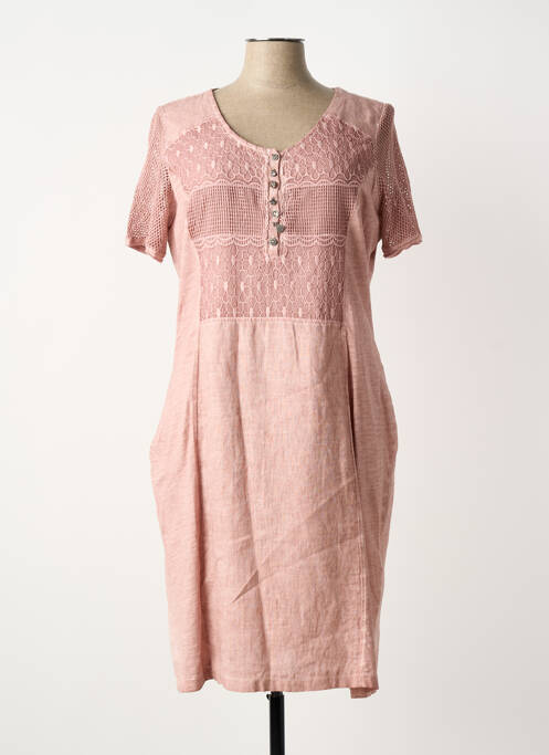 Rochie midi roz MERI & ESCA femeie