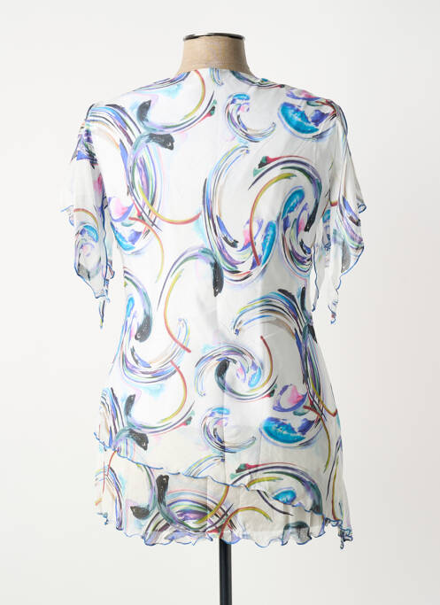 Tunică mâneci scurte alb JEAN DELFIN femeie