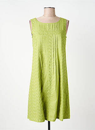 Rochie midi fără mâneci fără mâneci verde AGATHE & LOUISE femeie