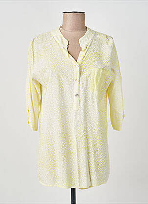 Tunică mâneci lungi galben COULEURS DU TEMPS femeie