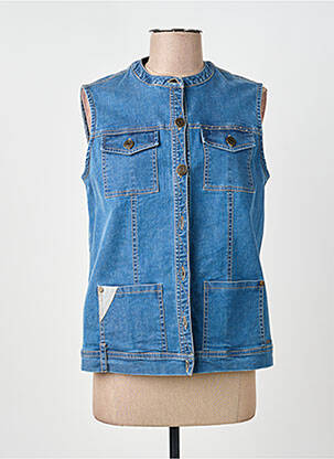 Jachete casual guler rotund albastru AGATHE & LOUISE femeie