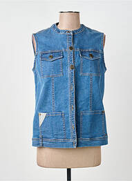 Jachete casual guler rotund albastru AGATHE & LOUISE femme
