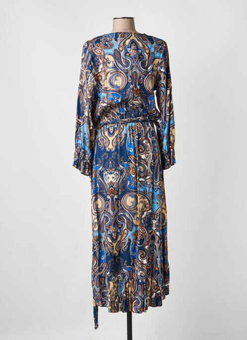 Rochie midi albastru COULEURS DU TEMPS femeie