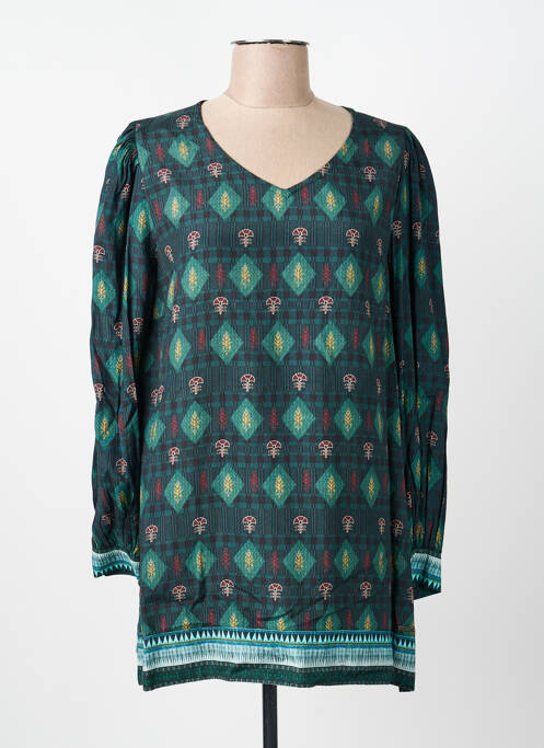 Tunică mâneci lungi verde AGATHE & LOUISE femeie