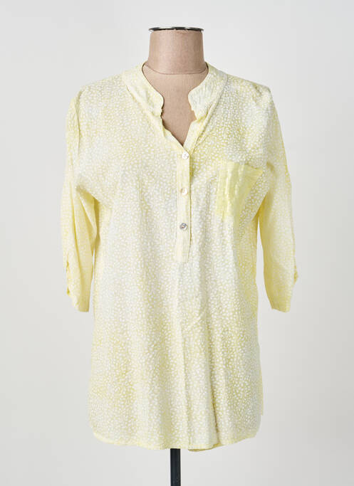 Tunică mâneci lungi galben COULEURS DU TEMPS femeie