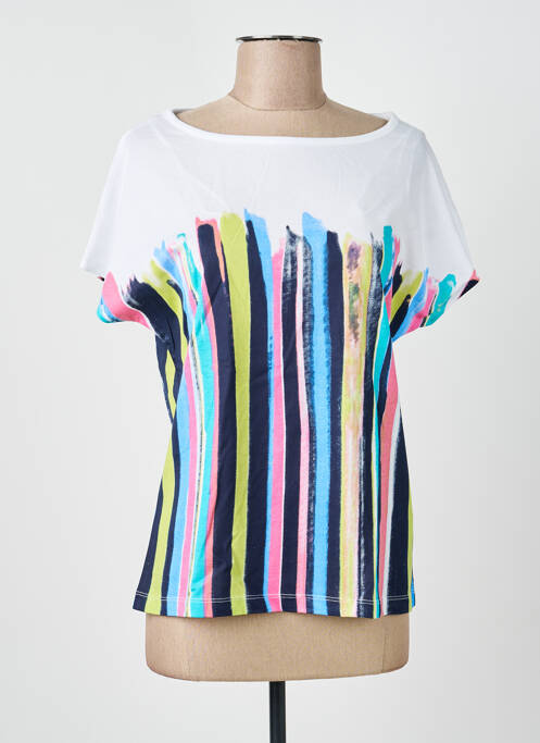 Tricou alb MARBLE femeie