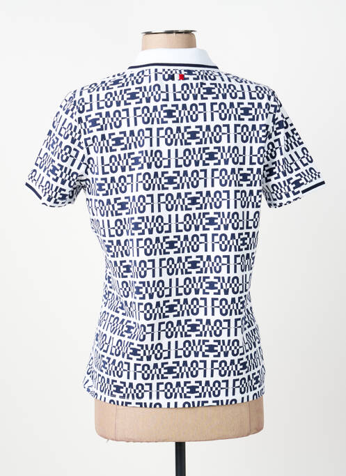 Polo alb DELAHAYE femeie