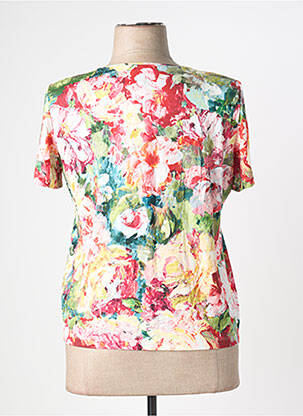 Tricou elasticitate mâneci scurte roșu HORTENSIA femeie
