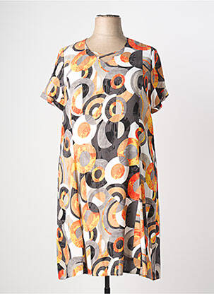 Rochie midi portocaliu GUY DUBOUIS femeie