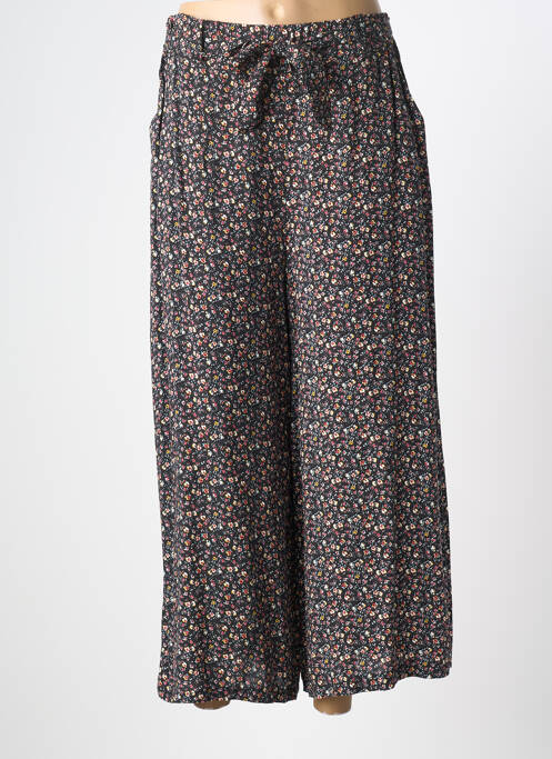 Pantalon larg negru COULEURS DU TEMPS femeie