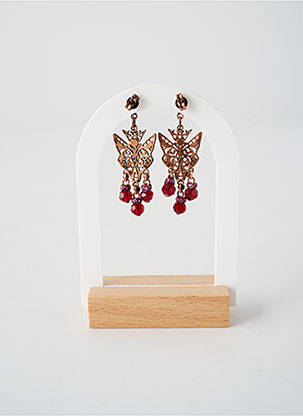 Cercei ornament oxid de zirconiu roz KONPLOTT femeie