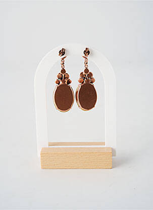 Cercei ornament oxid de zirconiu roz KONPLOTT femeie