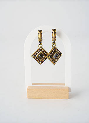 Cercei ornament oxid de zirconiu auriu KONPLOTT femme