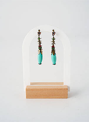 Cercei ornament oxid de zirconiu albastru KONPLOTT femme