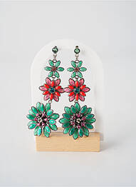 Cercei ornament oxid de zirconiu verde KONPLOTT femme
