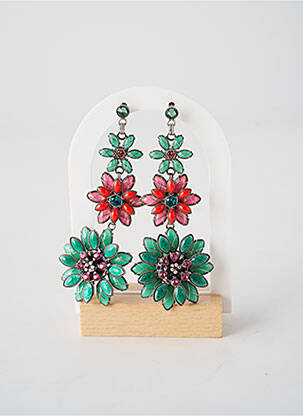 Cercei ornament oxid de zirconiu verde KONPLOTT femme