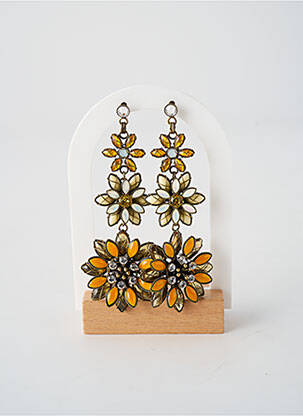 Cercei ornament oxid de zirconiu galben KONPLOTT femme