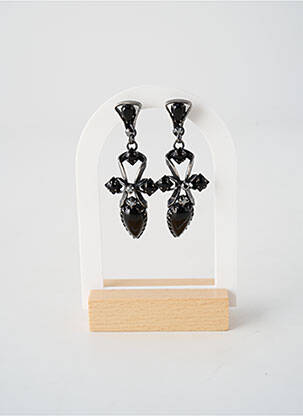 Cercei materiale metalice negru KONPLOTT femeie