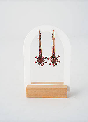 Cercei ornament oxid de zirconiu roz KONPLOTT femeie