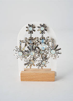 Cercei ornament oxid de zirconiu argintiu KONPLOTT femme