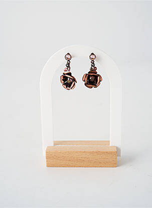 Cercei ornament oxid de zirconiu roz KONPLOTT femeie