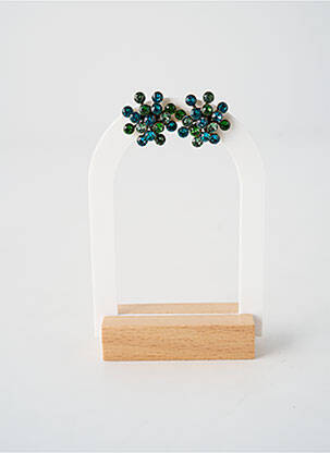 Cercei ornament oxid de zirconiu albastru KONPLOTT femme