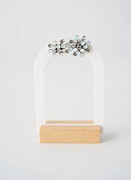 Cercei ornament oxid de zirconiu argintiu KONPLOTT femme