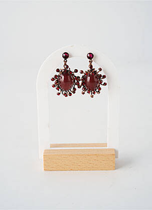 Cercei ornament oxid de zirconiu roșu KONPLOTT femme